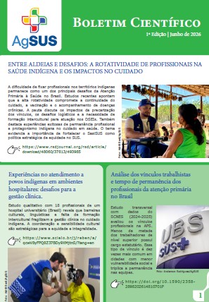 Boletim científico AgSUS - 1ª Edição